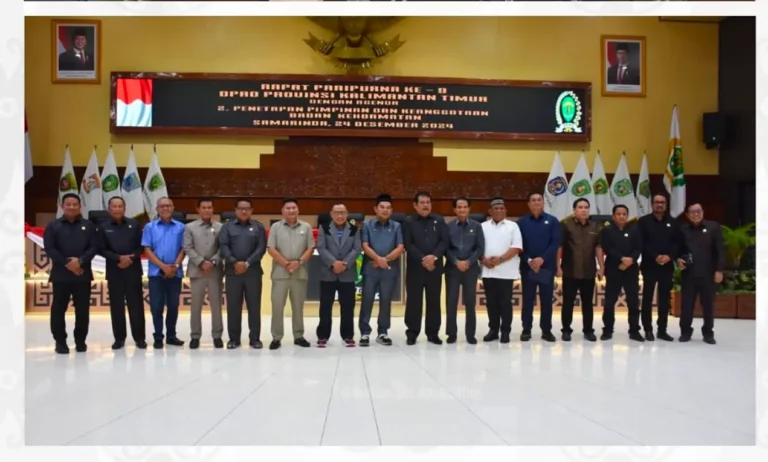 DPRD Kaltim Tetapkan Struktur Kepemimpinan dan AKD Periode 2024-2029